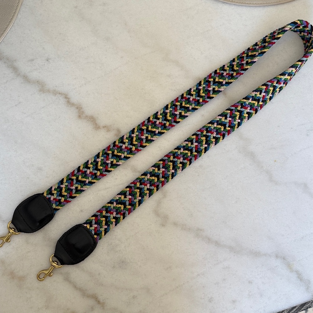 Clare V Colorful Woven Bag Strap